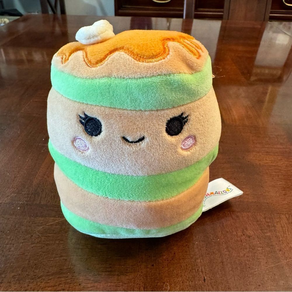 Squishmallows Food 5” Hermine The Pancakes Matcha Green Plush Toy